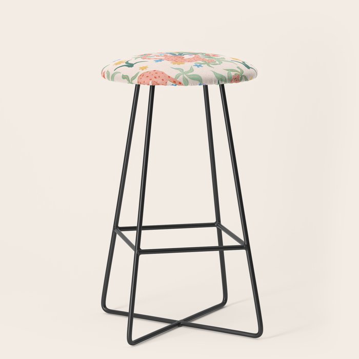 Blush Cheetahs  Stool Gallery Image 1