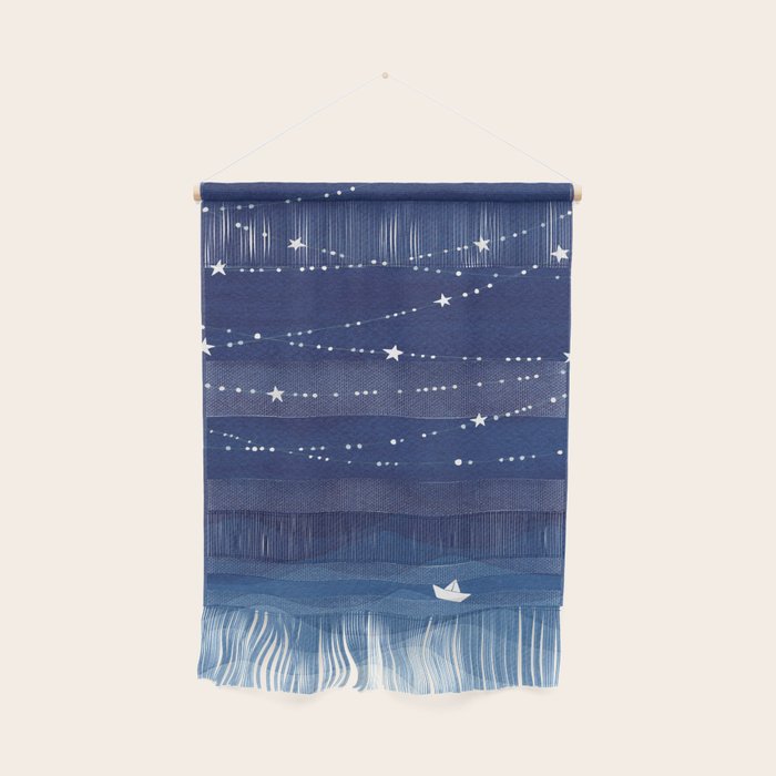 Garland of Stars IV, night sky Wall Hanging Gallery Image 1