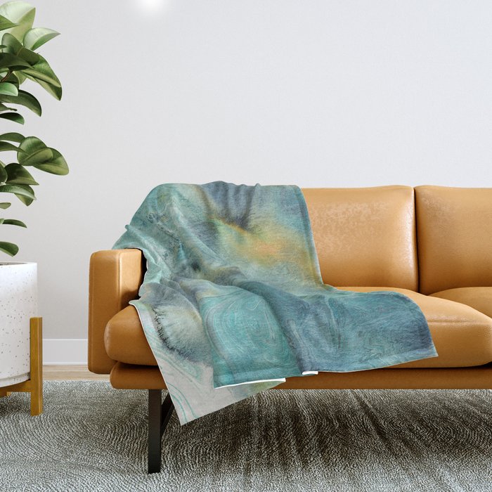 Seafoam Throw Blanket Gallery Image 1