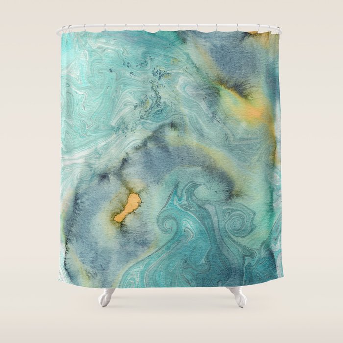 Seafoam Shower Curtain Gallery Image 1