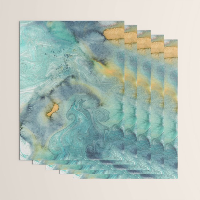Seafoam Wrapping Paper Gallery Image 3