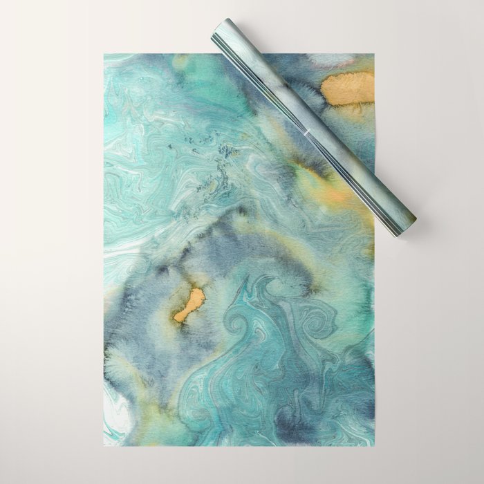 Seafoam Wrapping Paper Gallery Image 1