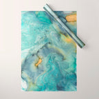 Seafoam Wrapping Paper Gallery Image 1