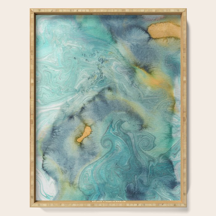 Seafoam Serving Tray Gallery Image 1
