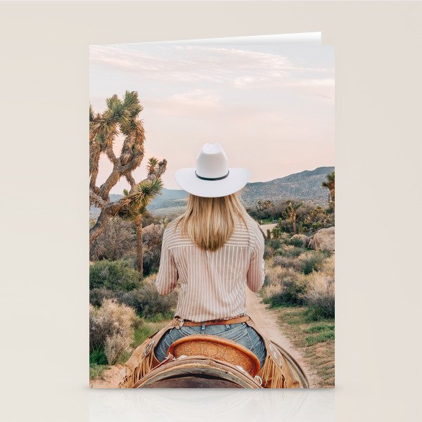 Desert Cowgirl Stationery Card Gallery Image 2