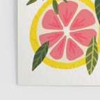 Grapefruit Blooms â Pink & White Poster Gallery Image 3