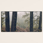 Forest Floral Foggy Wanderlust Adventure Desk Mat Gallery Image 3