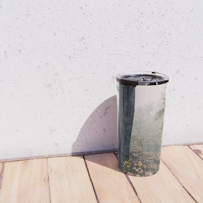 Forest Floral Foggy Wanderlust Adventure Travel Mug Gallery Image 4