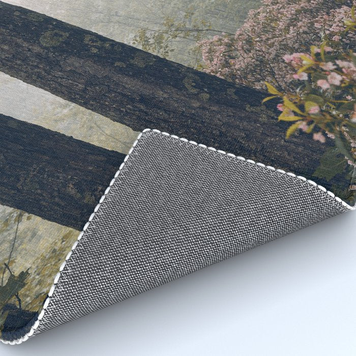 Forest Floral Foggy Wanderlust Adventure Rug Gallery Image 4