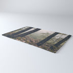 Forest Floral Foggy Wanderlust Adventure Rug Gallery Image 3
