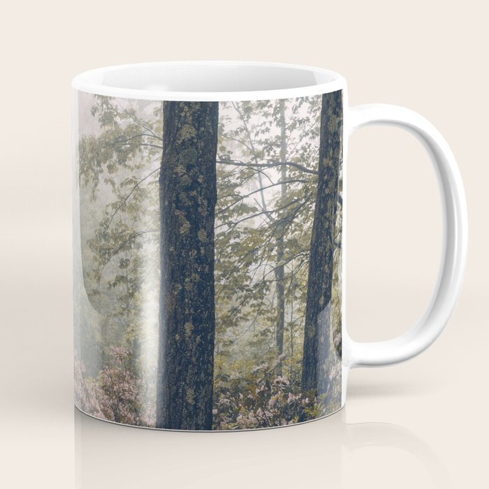 Forest Floral Foggy Wanderlust Adventure Coffee Mug Gallery Image 1