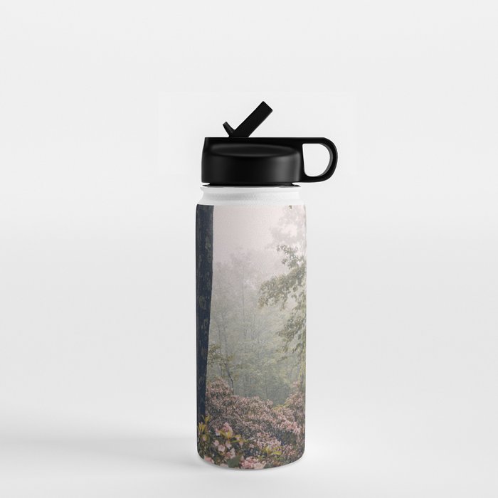 Forest Floral Foggy Wanderlust Adventure Water Bottle Gallery Image 1