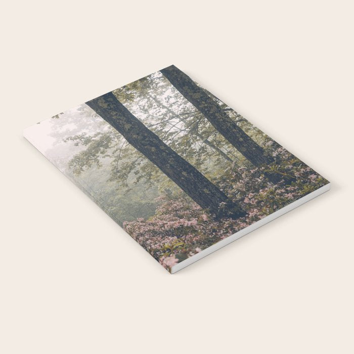 Forest Floral Foggy Wanderlust Adventure Notebook Gallery Image 1