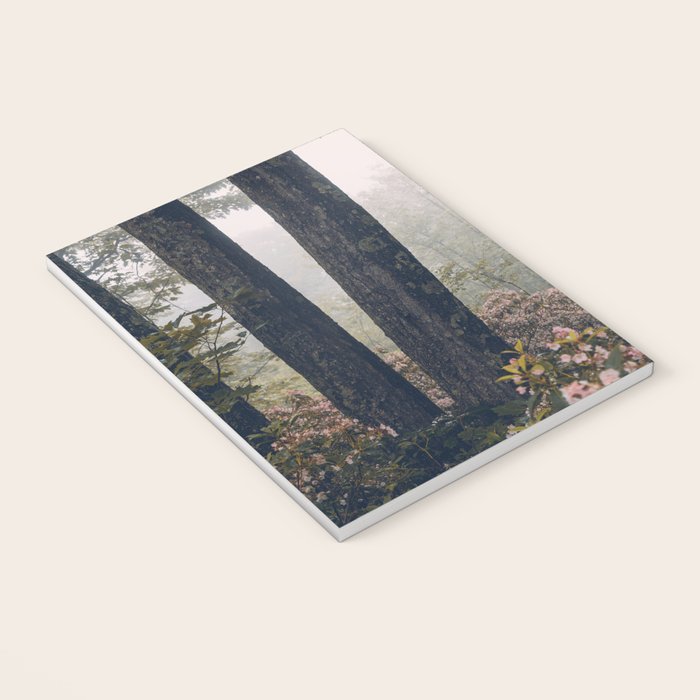 Forest Floral Foggy Wanderlust Adventure Notebook Gallery Image 3