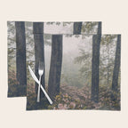 Forest Floral Foggy Wanderlust Adventure Placemat Gallery Image 1