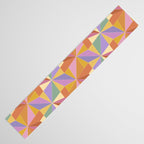 Kaleidoscope Tile Pattern VI Colorful Summer Table Runner Gallery Image 3