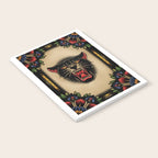Traditional Tattoo Panther  Notebook Gallery Image 2