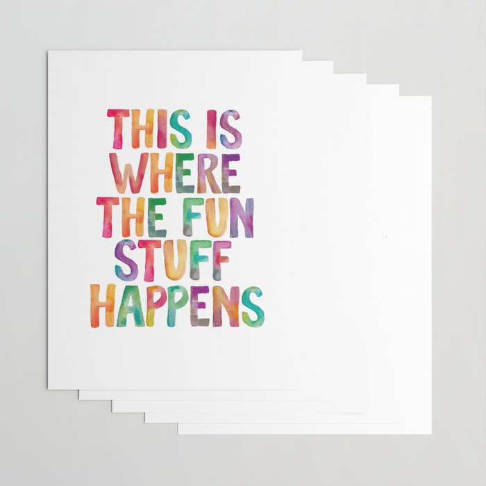 This is Where The Fun Stuff Happens Wrapping Paper Gallery Image 3