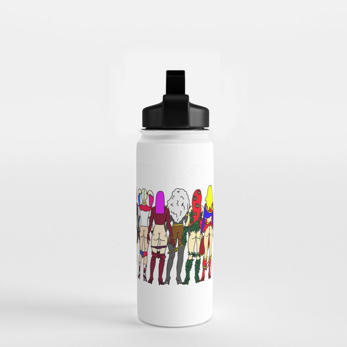 Superhero Butts - Girls Superheroine Butts LV Water Bottle Gallery Image 2