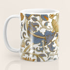 William Morris Vintage Lodden Blue Gold Coffee Mug Gallery Image 3