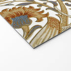 William Morris Vintage Lodden Blue Gold Welcome Mat Gallery Image 2