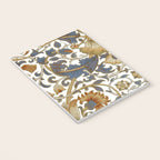 William Morris Vintage Lodden Blue Gold Notebook Gallery Image 3