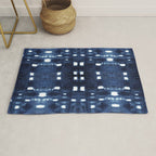 Shibori City Blue Rug Gallery Image 1
