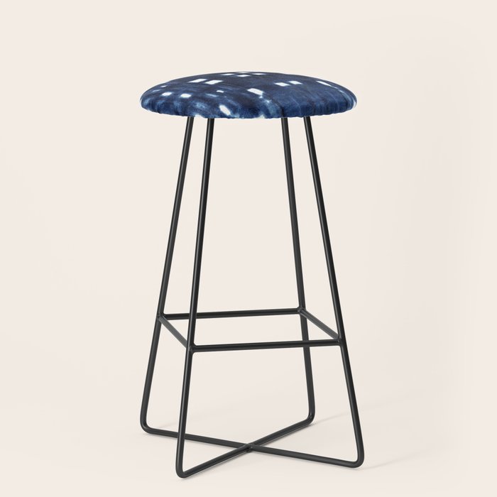 Shibori City Blue Stool Gallery Image 1
