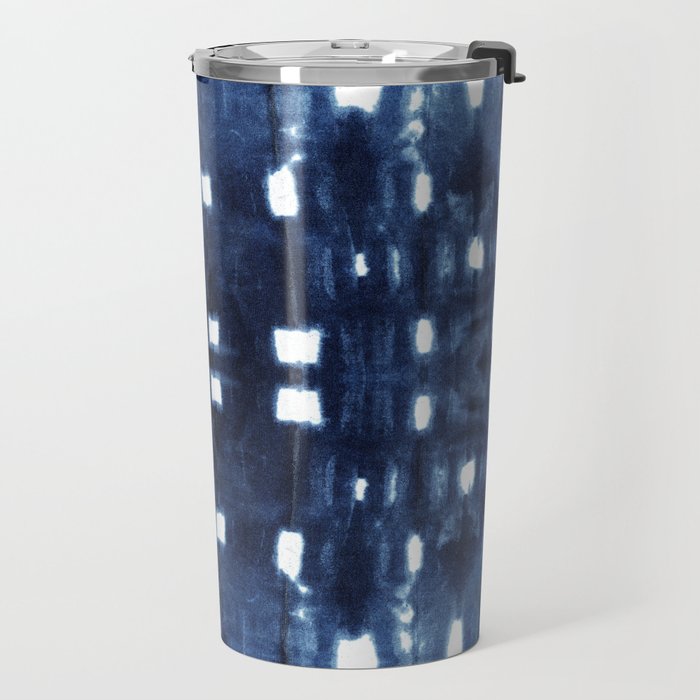 Shibori City Blue Travel Mug Gallery Image 2