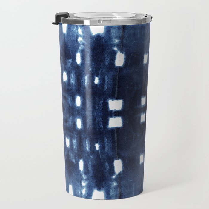 Shibori City Blue Travel Mug Gallery Image 3