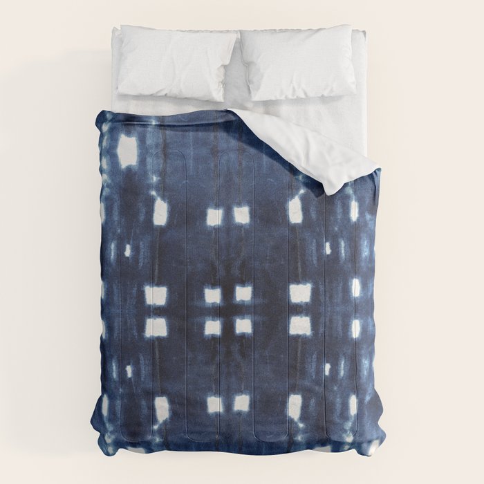 Shibori City Blue Comforter Gallery Image 1