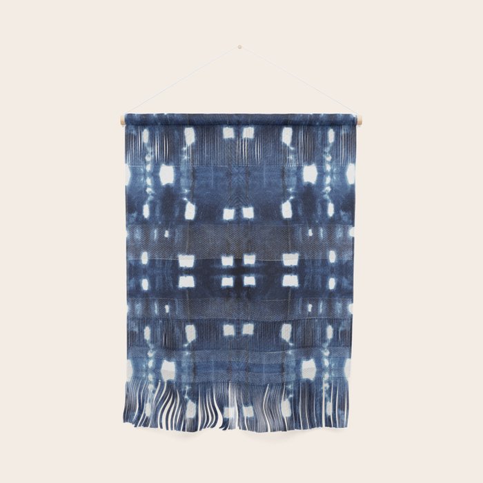 Shibori City Blue Wall Hanging Gallery Image 1