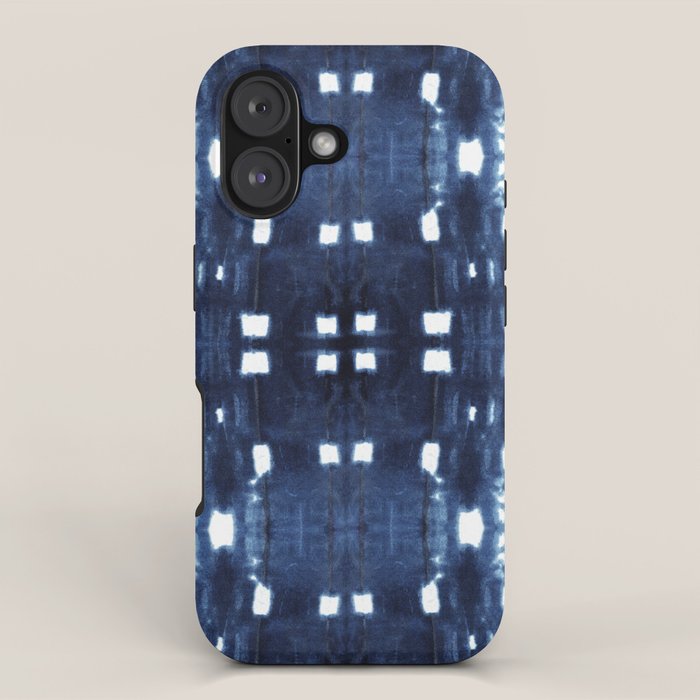 Shibori City Blue iPhone Case Gallery Image 1