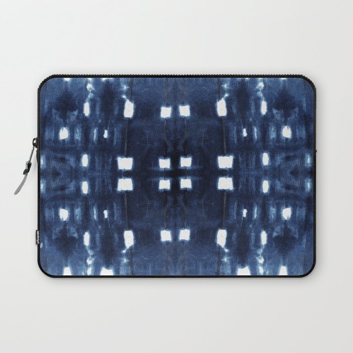 Shibori City Blue Laptop Sleeve Gallery Image 1