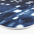 Shibori City Blue Bath Mat Gallery Image 3