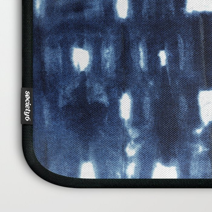 Shibori City Blue Laptop Sleeve Gallery Image 3