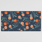 Lemon and Leaf Pattern VI Desk Mat Gallery Image 3