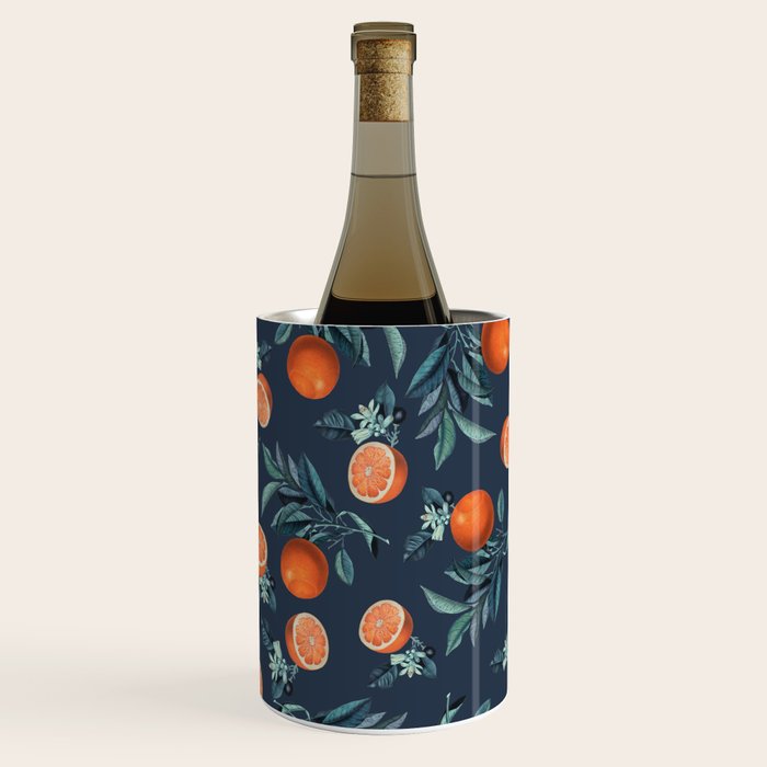 Lemon and Leaf Pattern VI Wine Chiller Gallery Image 3