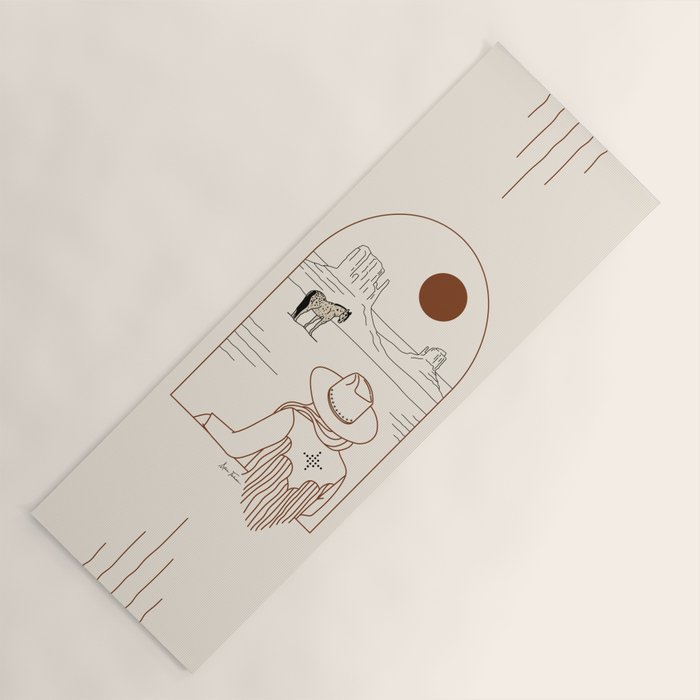 Lost Pony - Rustic Yoga Mat Gallery Image 1