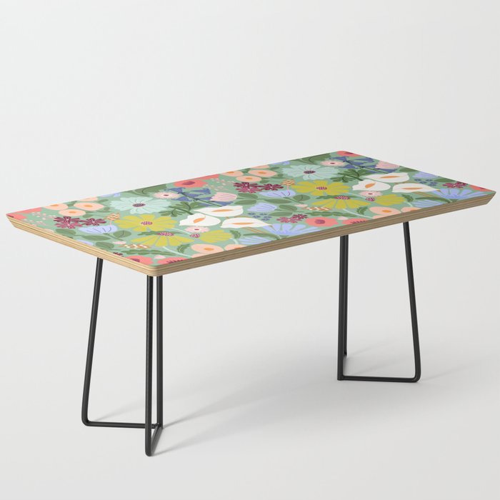 Meadow muse - green Coffee Table Gallery Image 1