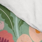 Meadow muse - green Comforter Gallery Image 4
