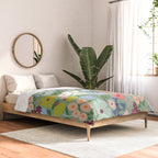 Meadow muse - green Comforter Gallery Image 2