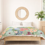 Meadow muse - green Duvet Cover Gallery Image 3
