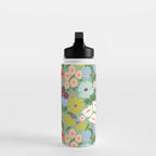 Meadow muse - green Water Bottle Gallery Image 3
