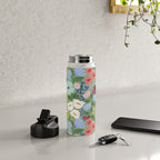Meadow muse - green Water Bottle Gallery Image 4