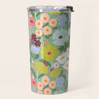 Meadow muse - green Travel Mug Gallery Image 2