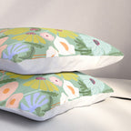 Meadow muse - green Pillow Sham Gallery Image 3