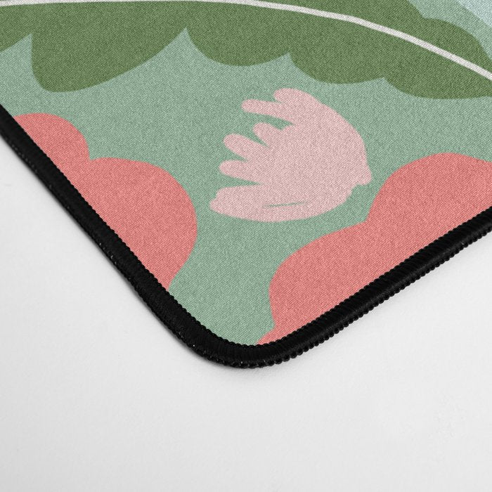 Meadow muse - green Desk Mat Gallery Image 4
