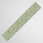 William Morris Bramble Thyme Green Table Runner Gallery Image 3