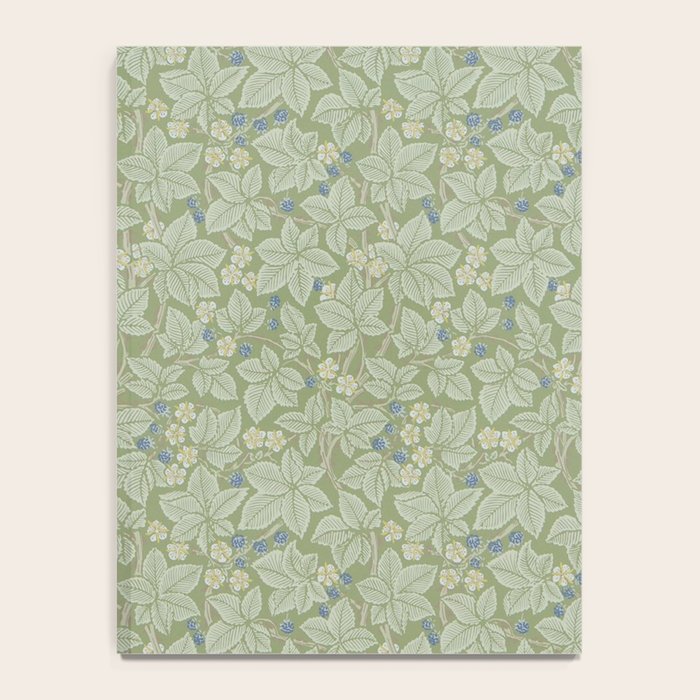 William Morris Bramble Thyme Green Notebook Gallery Image 4